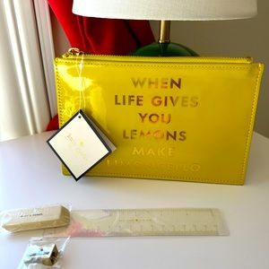 Kate Spade Brand New Pencil Pouch with goodies